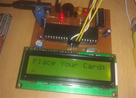 rfid based attendance system using 8051 microcontroller ppt|microcontroller rfid.